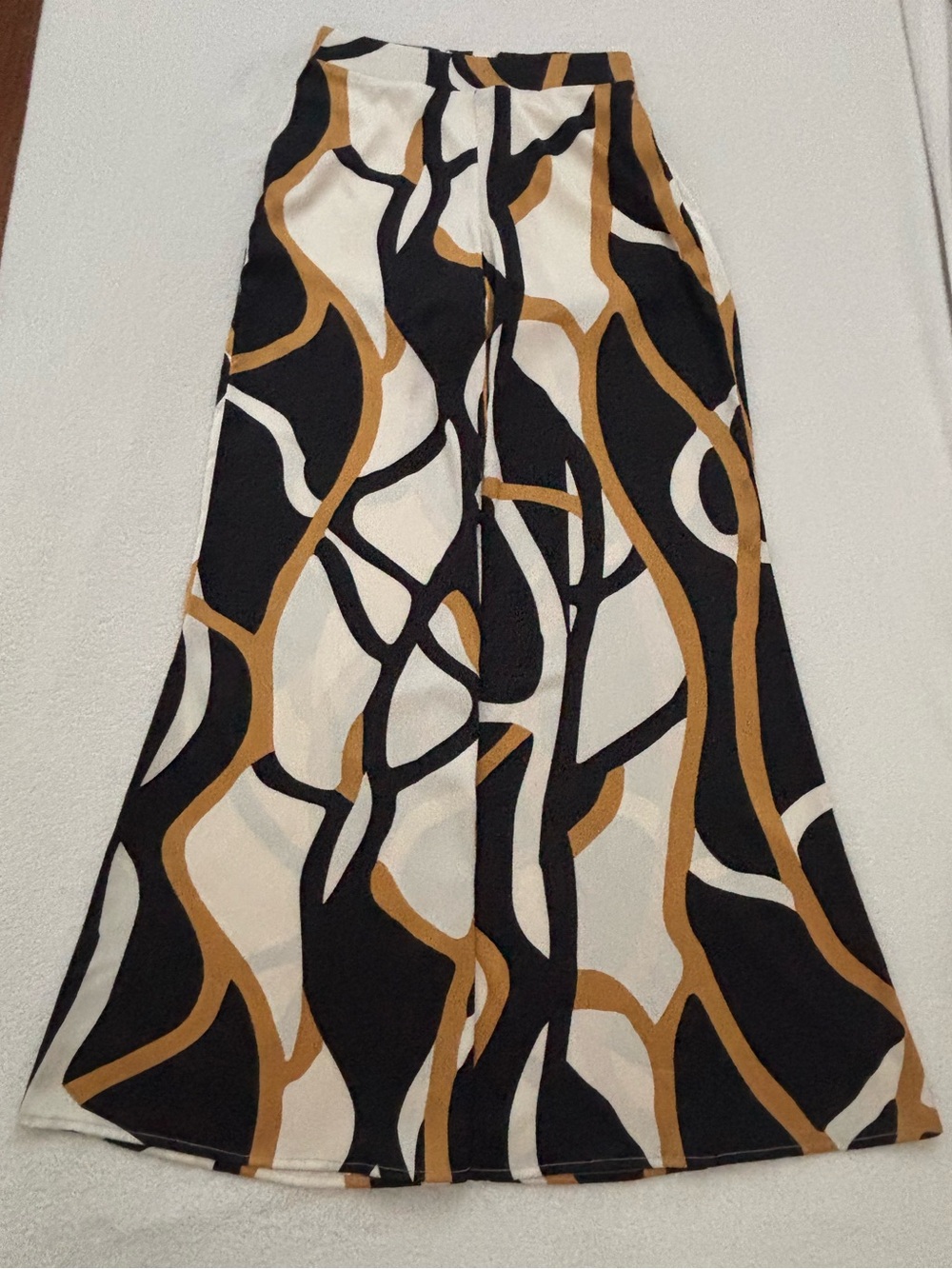 NWOT French Kiss Geometric Print Wide-Leg Pants